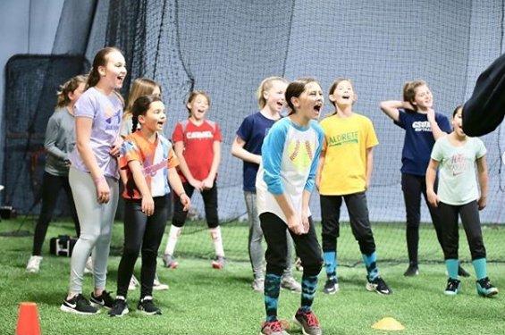 These young ladies BROUGHT IT at our Pitching & Catching Clinic!