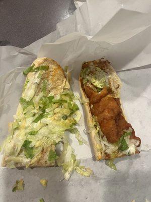 Buffalo Chicken Finger Sub 12" (half of it)