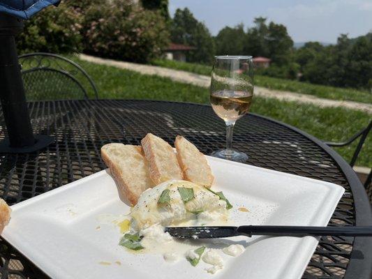 Burrata and Bread