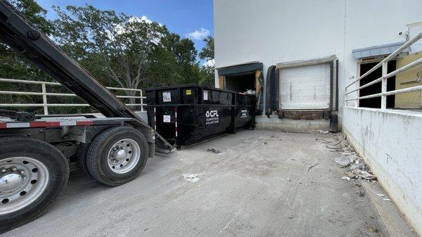 Commercial 30 yard dumpster