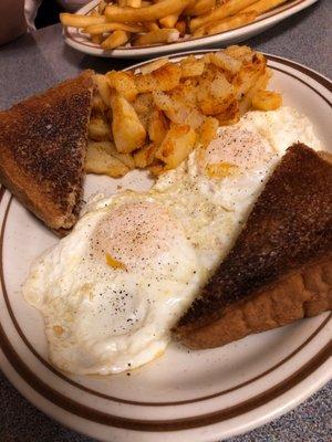 Eggs and home fries