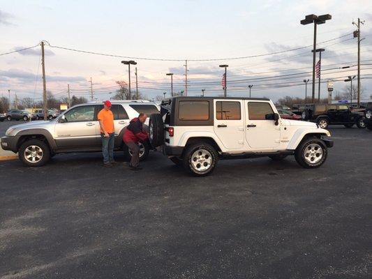 This is me buying our JKU Wrangler