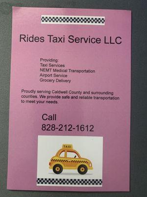 Rides Taxi Service