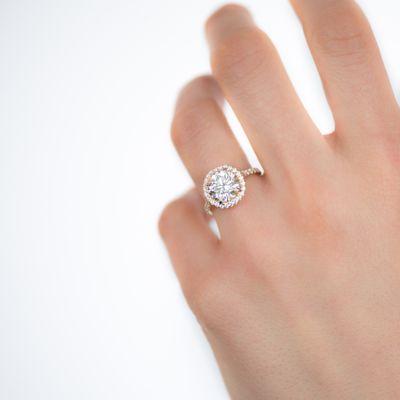 Engagement ring at Shah & Shah Distinctive Jewelers