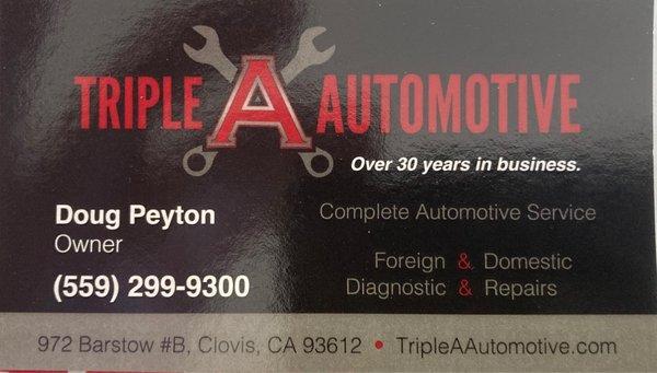 Triple A Automotive