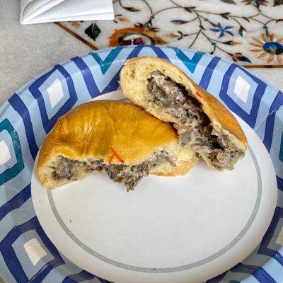 Philly Cheesesteak Kolache