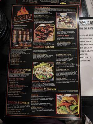 Menu front