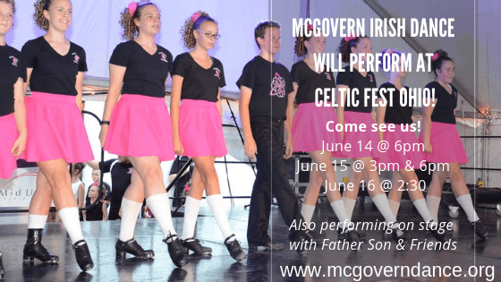 Come see us dance at Celtic Fest Ohio