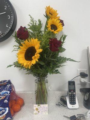 You Are My Sunshine Bouquet- delivered product