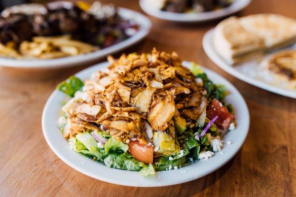 Chicken Gyro Salad