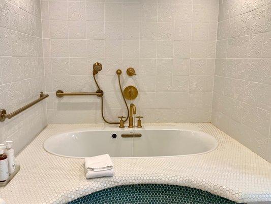 Bathtub in master suite