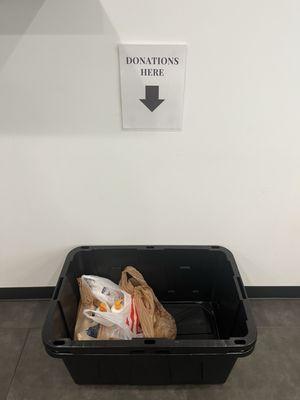 Donations box