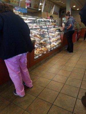 Donuts, pastries, bagels