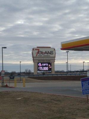 They added the words water park to their sign, I see.