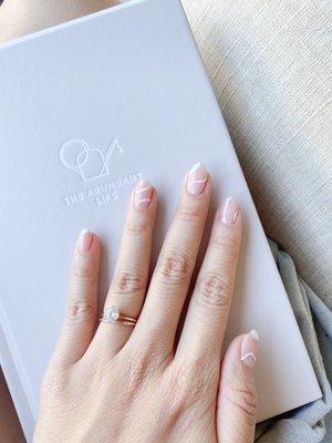 Custom gel manicure