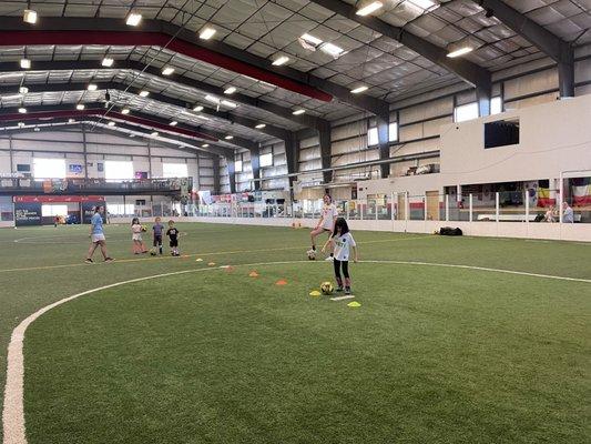 La Academia soccer practice