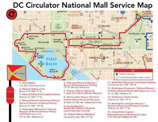 Transfers to Mall Route are hidden and complicated. Drivers are helpful.