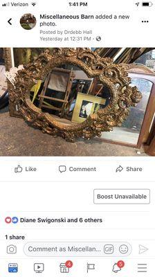 Beautiful vintage Mirror