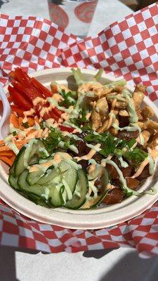 Salmon poke bowl