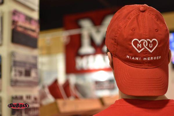 Hats and clothing help show off your Miami Merger!