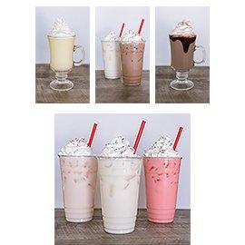 Gourmet Drinks -Flavors for everyone, hot in the winter and cold in the summer. So good you have to try one to understand-