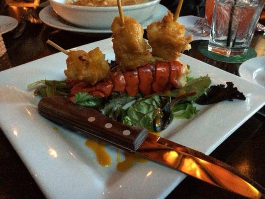 Crab Stuffed Lobster Tail