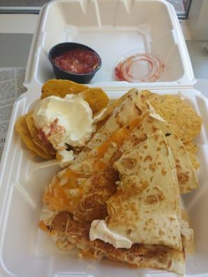 The Monday Quesadilla special...