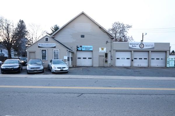 Front of building with addition parking on the side