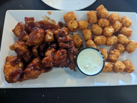 Chicken chucks and tater tots