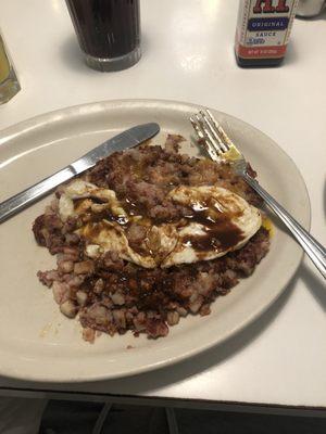 Corn Beef Hash & Eggs