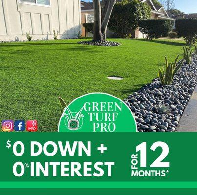 Green Turf Pro San Diego No Interest