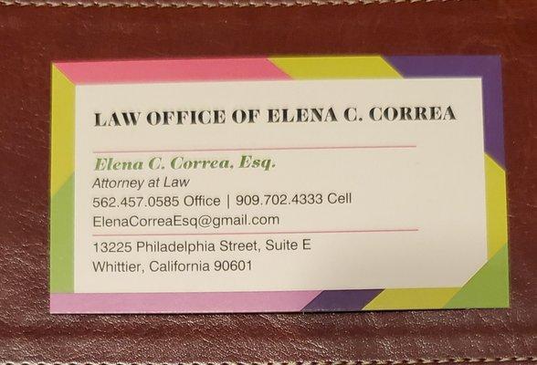 Law offices of Elena Correa