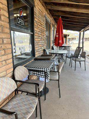 Outdoor seating