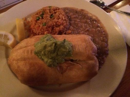 Chicken chimichanga