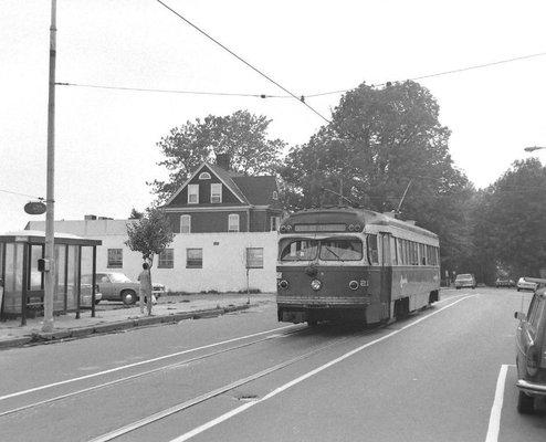 Trolley Media PA Vintage Photo Postcard 1977