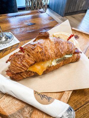 Breakfast croissant