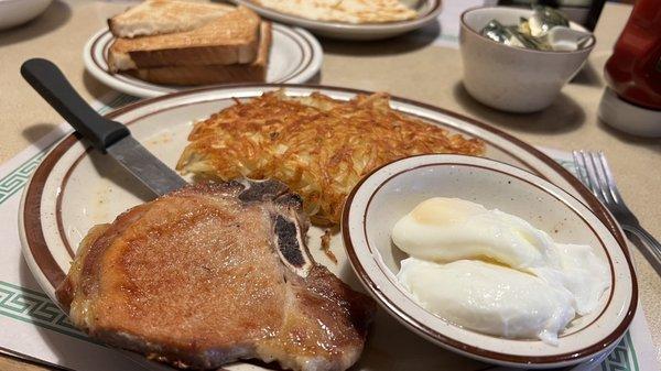 Pork Chop Breakfast