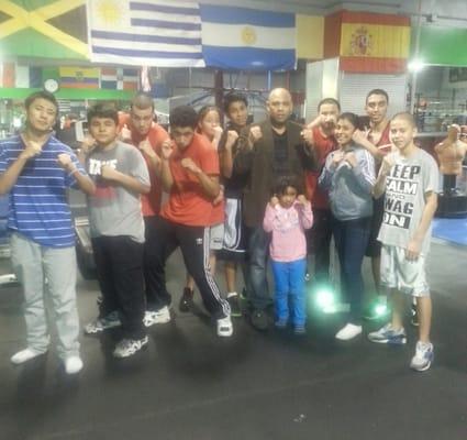 Specializes in kids discipline find out about our free classes ask for boxing trainer chino  we also have  MMA training