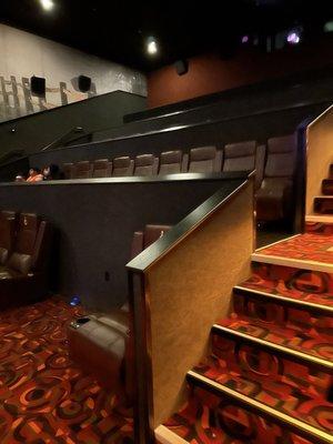 Inside the theater