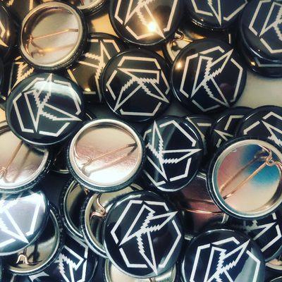 1" Pinback buttons made for KVLT MEAD in Tacoma.