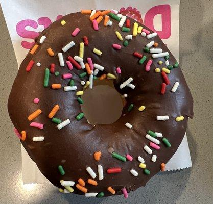 Chocolate Donut with Sprinkles