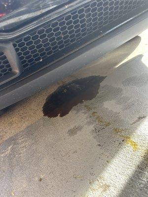 Oil leak still after I went back and they said they replaced a washer.