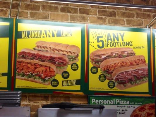 $5 footlongs