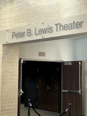 Theater entrance