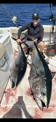 Two of our 3 bluefin tunas!