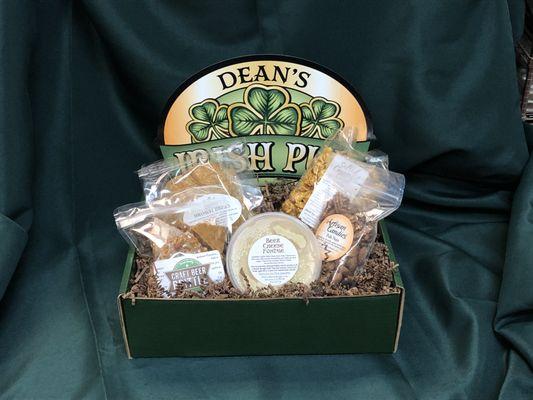 Afternoon at the Irish Pub Gift Box - includes all the foods you need for an afternoon at the pub, plus your very own pub sign!