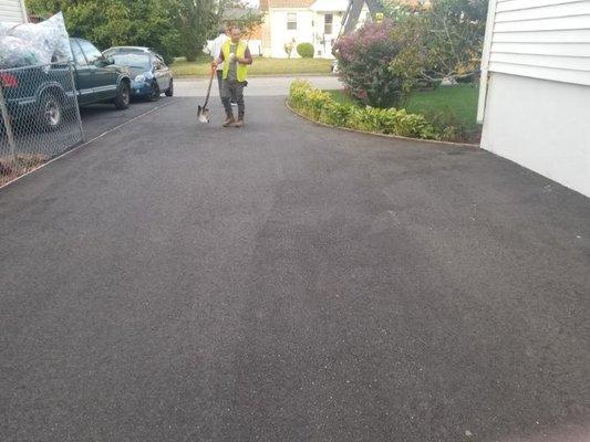 Driveway paving by Burns