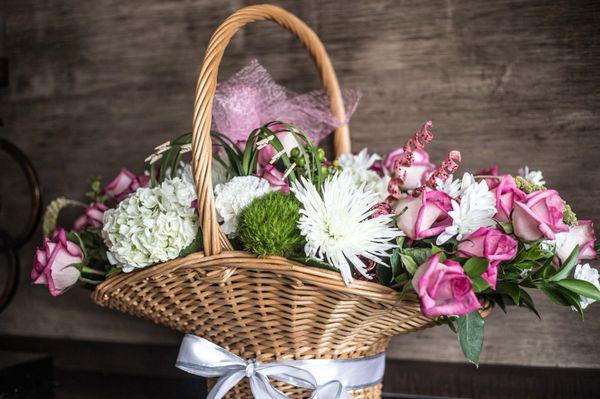 Gorgeous Basket for a new baby girl!