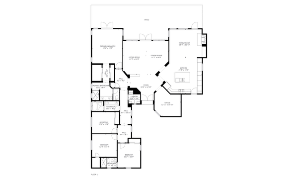 We can create detailed floorplans when you order a Matterport scan