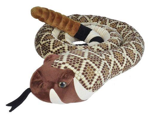 This wonderful Western Diamondback Snake stuffed animal wants to slither right into your arms and warm everyone's hearts.
At 113",